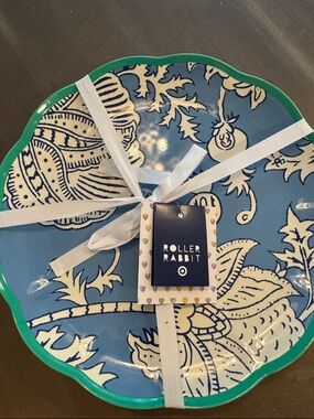 Roller Rabbit x Target Blue Vine Dinner Plates - Set 4
